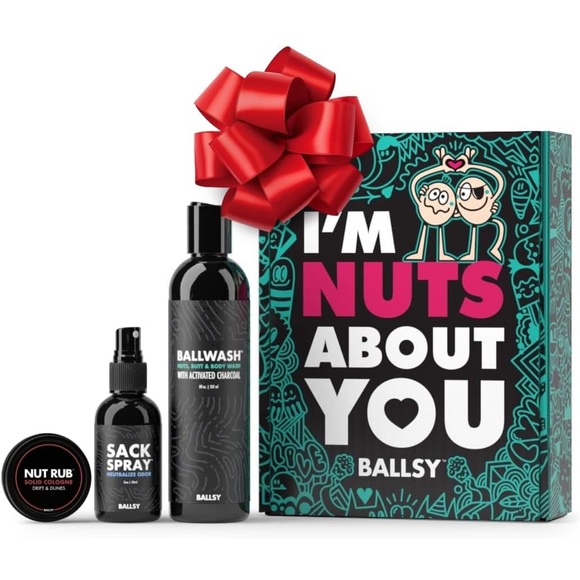 Ballsy Other - Ballsy Nuts About You Sack Pack Men's Fresh Kit - Ballwash Sack Spray NutRub